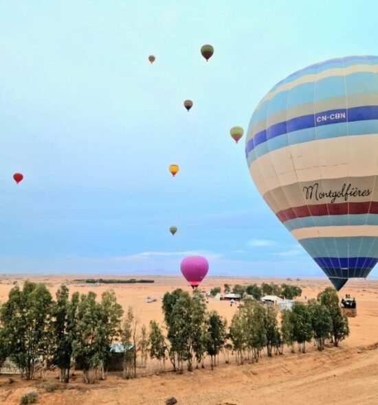 Décollage du ballon